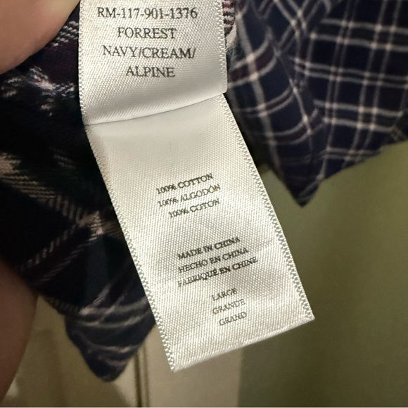 Rails Navy and White Checkered Shirt - Picture 6 of 6